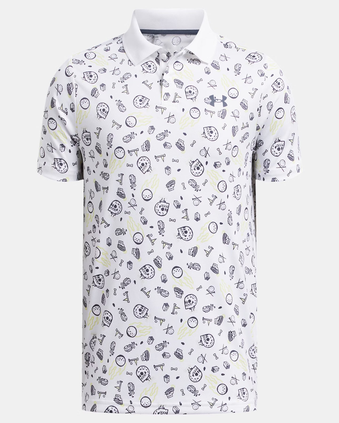Men's Easter skeletons golf polo shirt