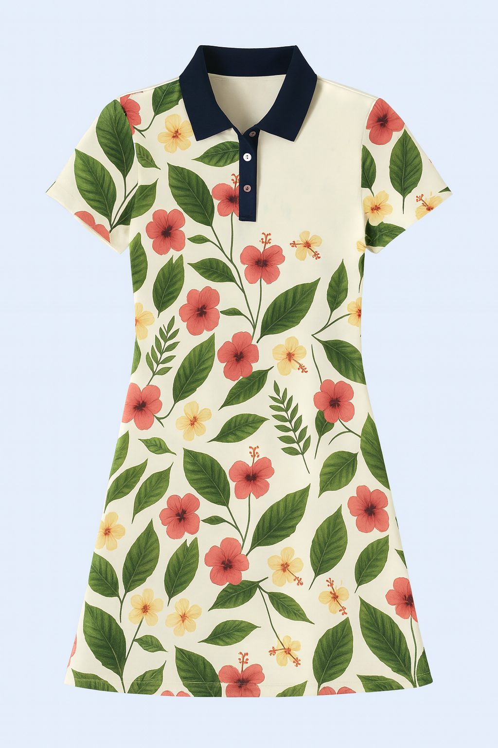 Hibiscus Bloom Golf Dress