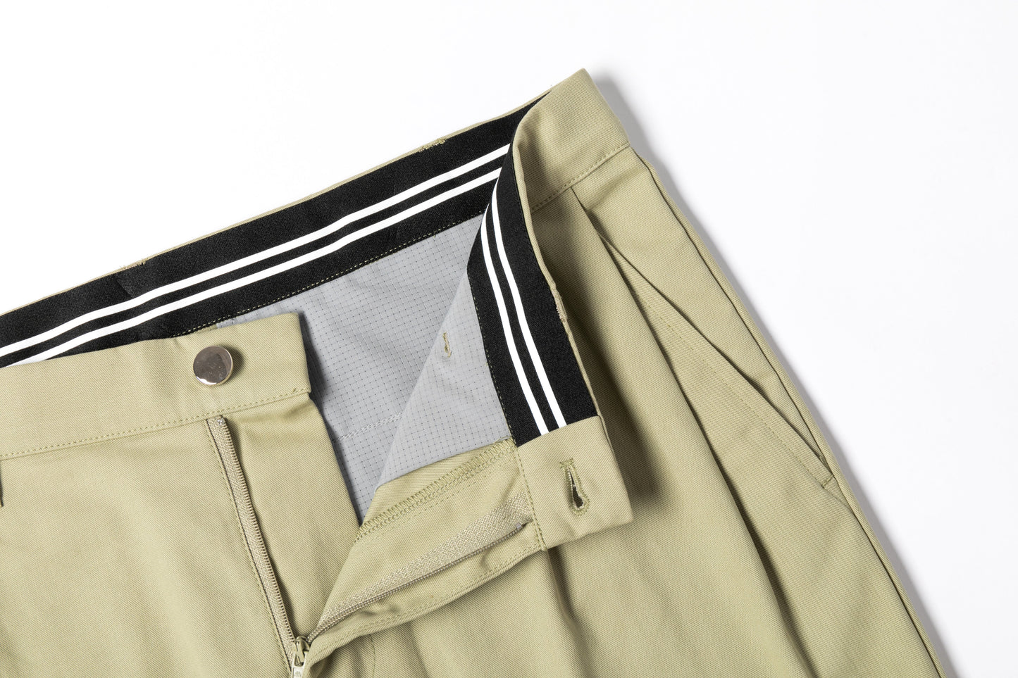 Trendy Khaki Business Trousers