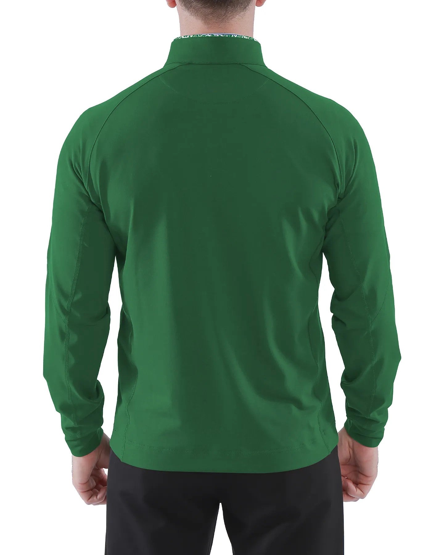 Performance Quarter Zip Pullover:Green