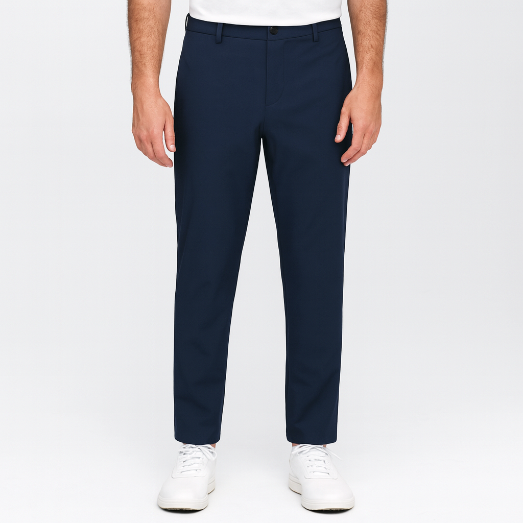 Navy Blue Business Casual Trousers