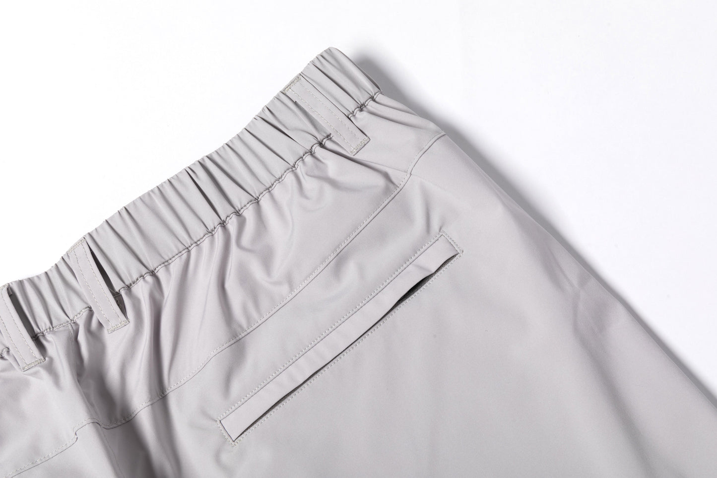 Light Gray Loose Straight - Leg Trousers