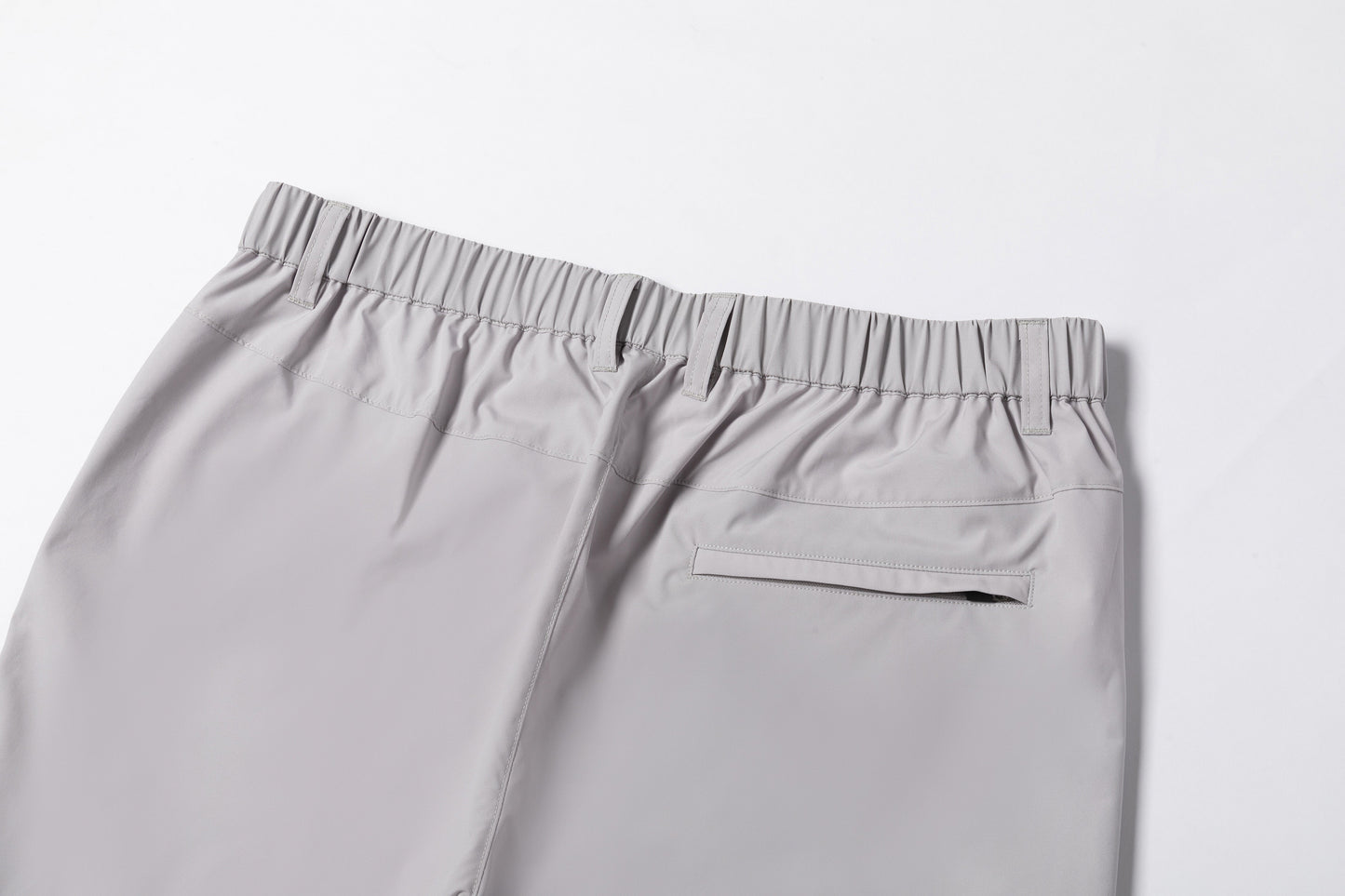 Light Gray Loose Straight - Leg Trousers