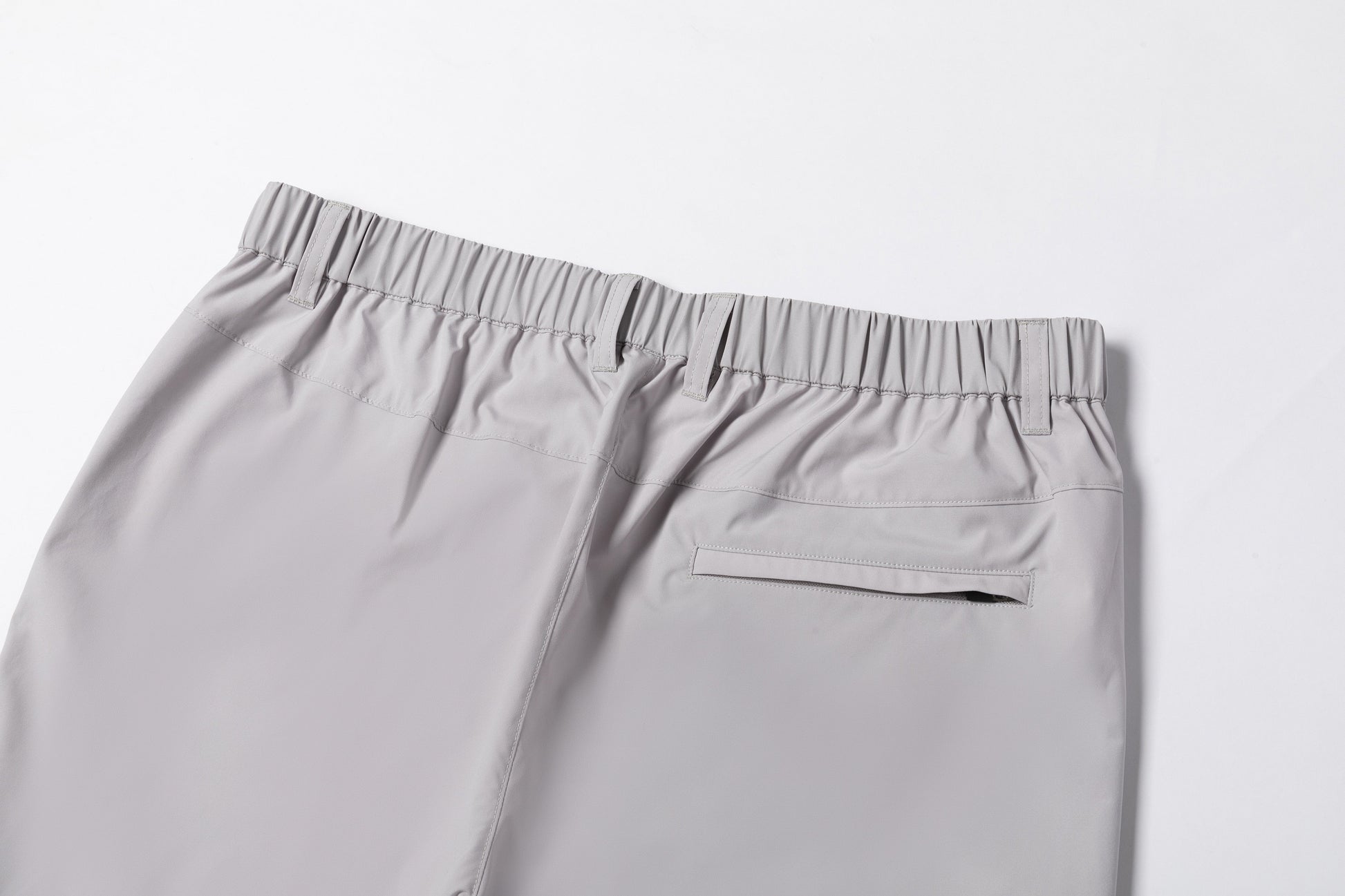 Light Gray Loose Straight - Leg Trousers