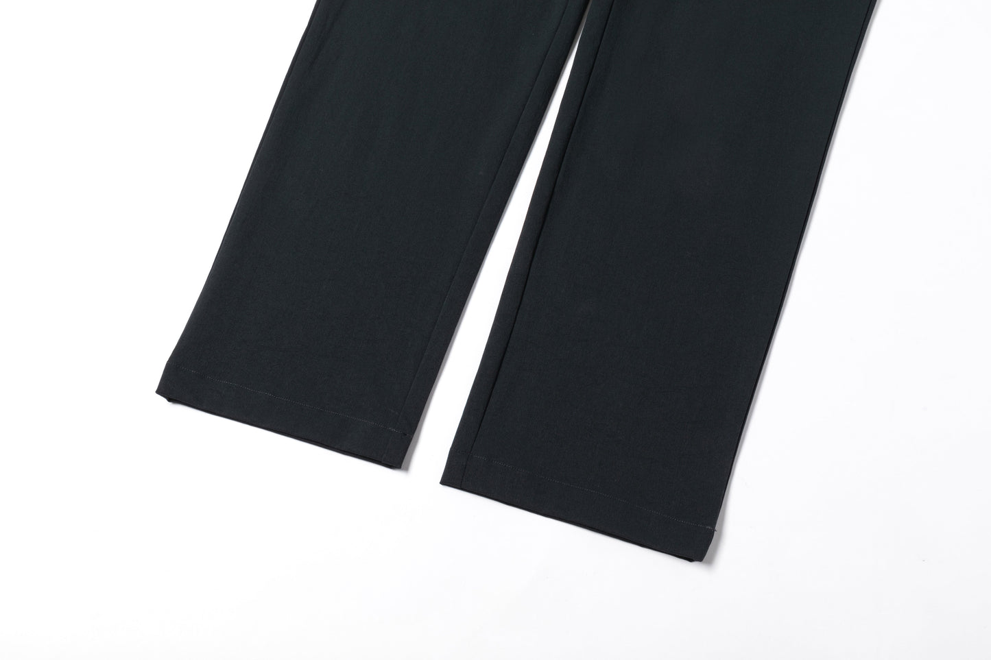 Navy Blue Trousers with Contrast - Colored Waistband