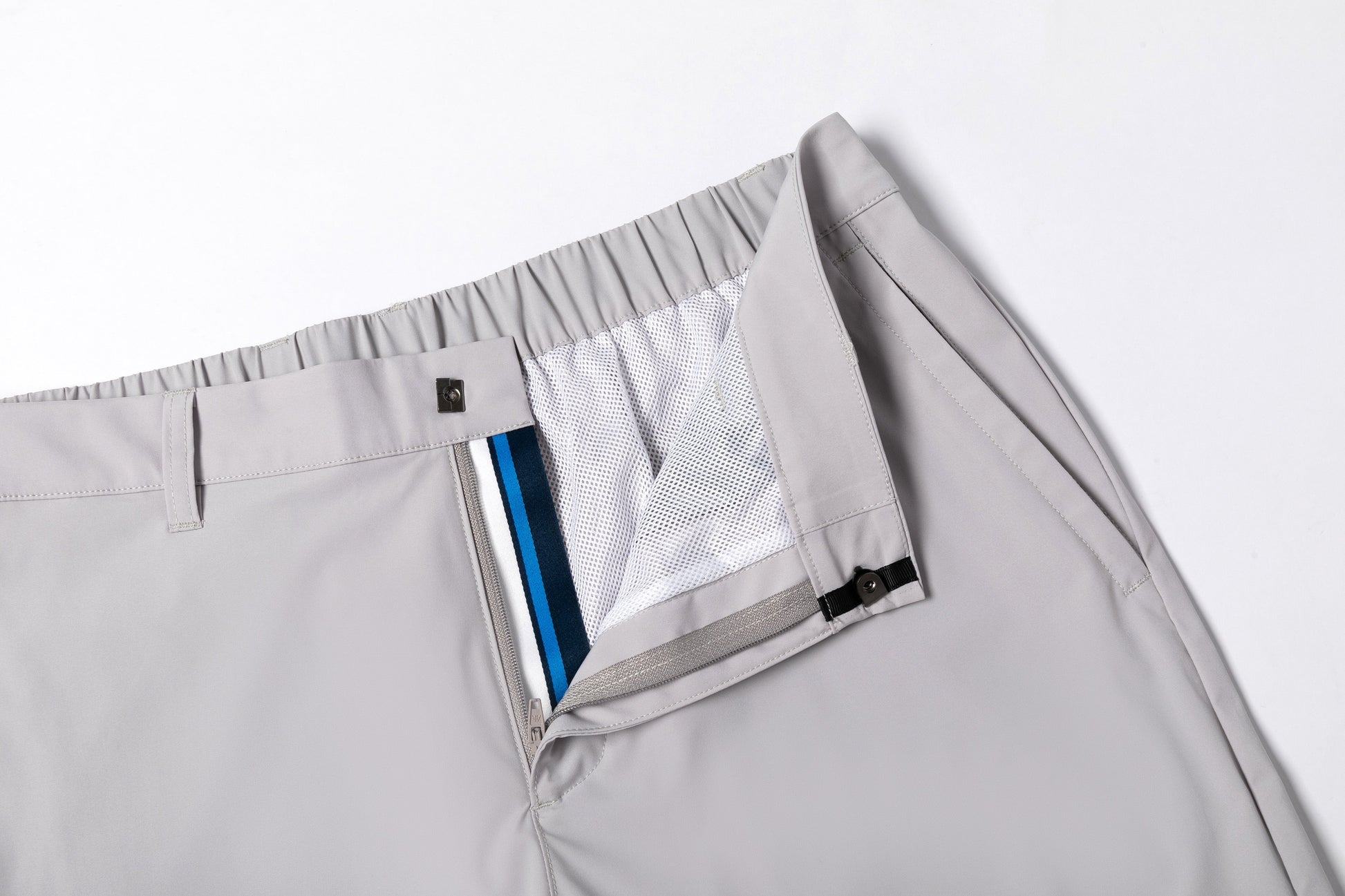 Light Gray Loose Straight - Leg Trousers