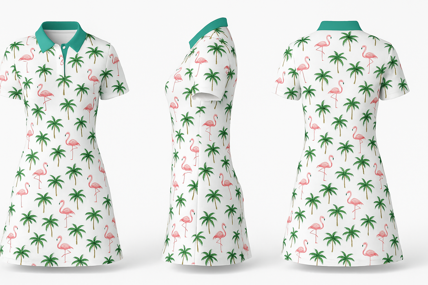 Tropical Swing Golf Dress