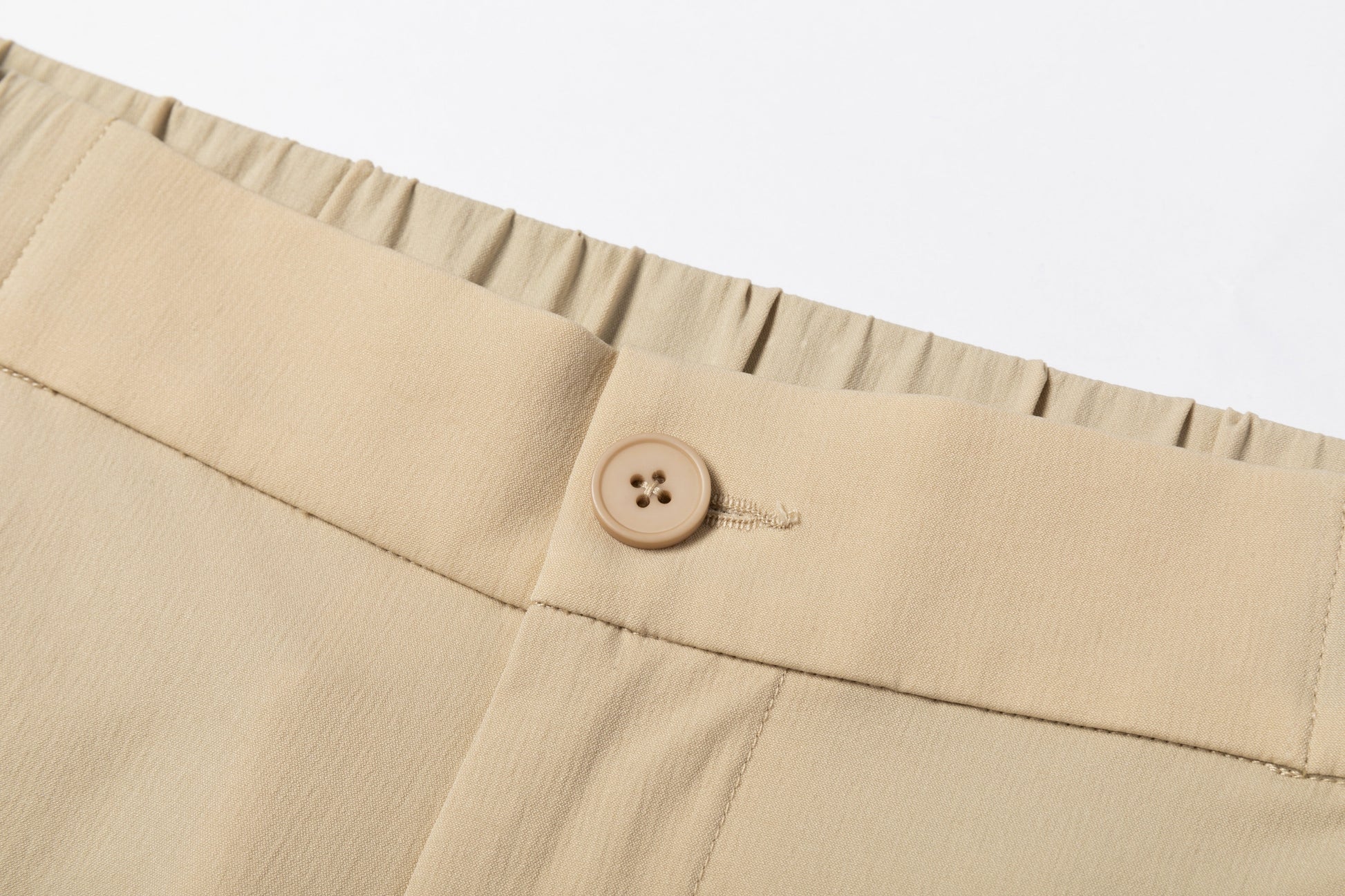 Khaki Quick - Dry Slim - Fit Trousers