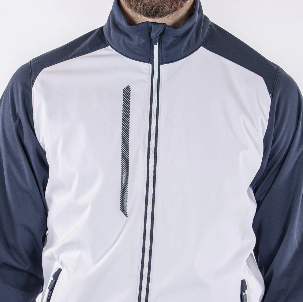 Men's Navy & White Performance Golf Jacket
