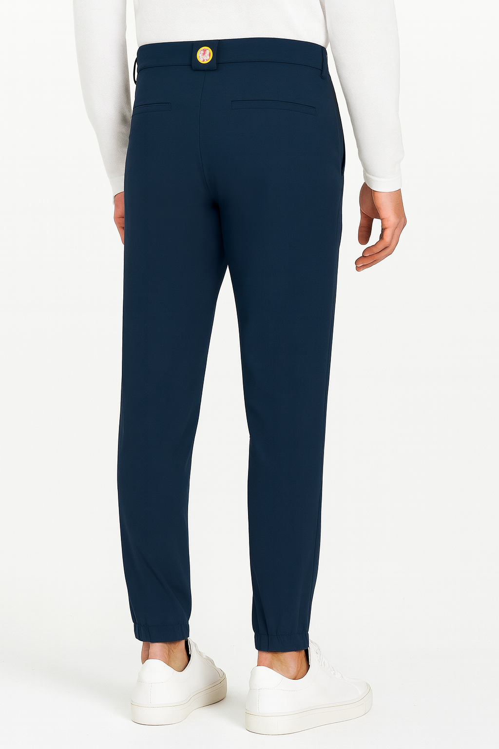 Navy Blue Business Casual Trousers