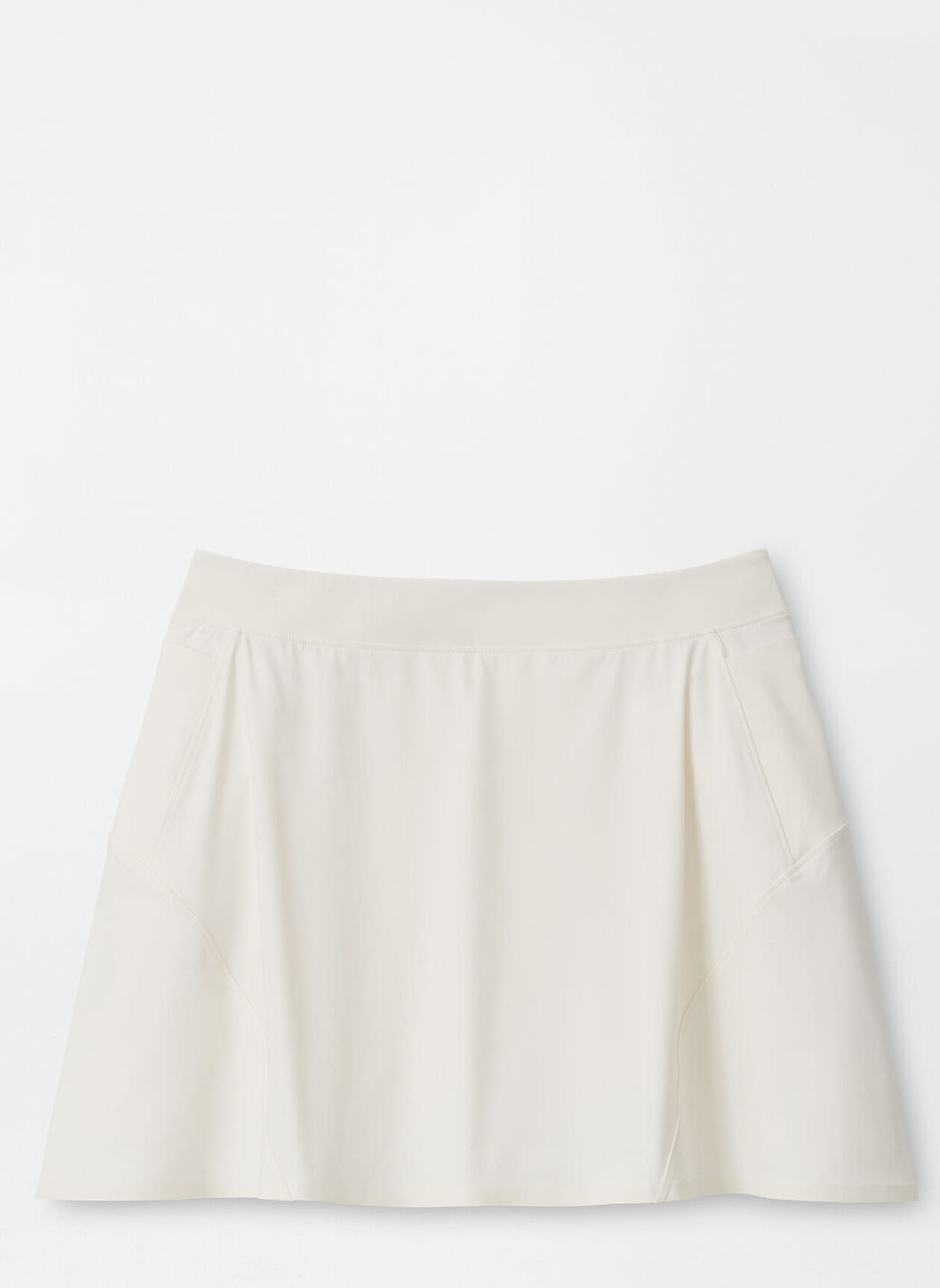 Ivory Elegance Performance Flare Skirt