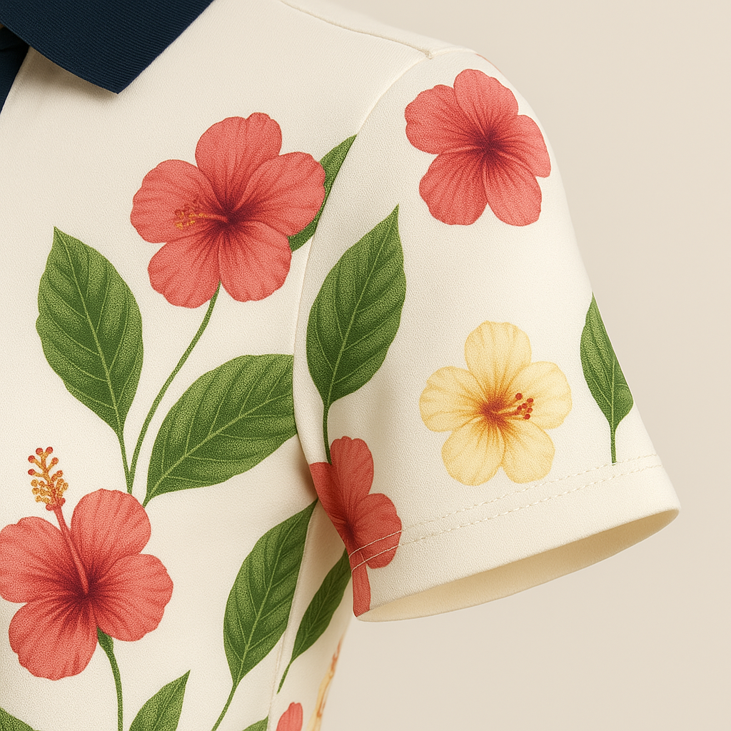 Hibiscus Bloom Golf Dress