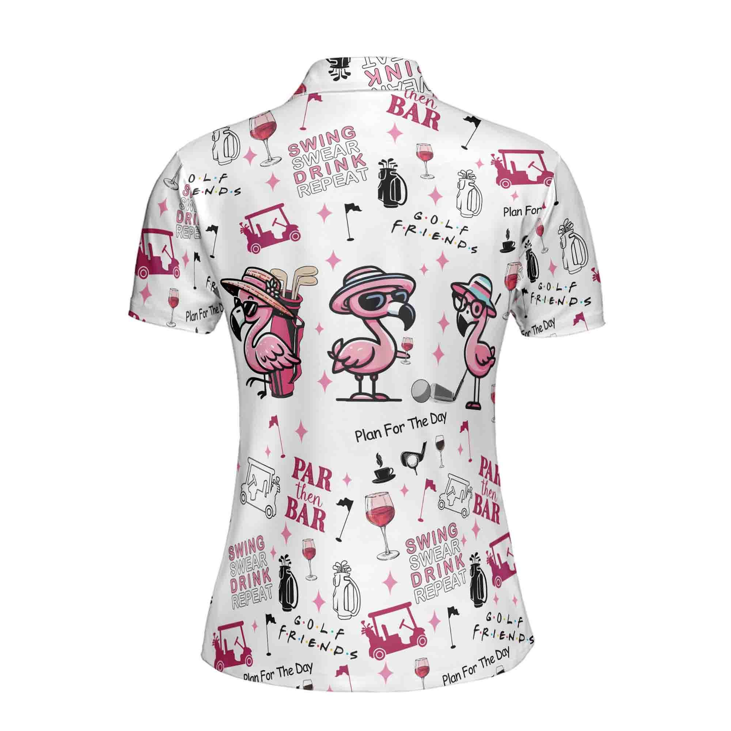 Par-Tee Flamingo Fun Polo