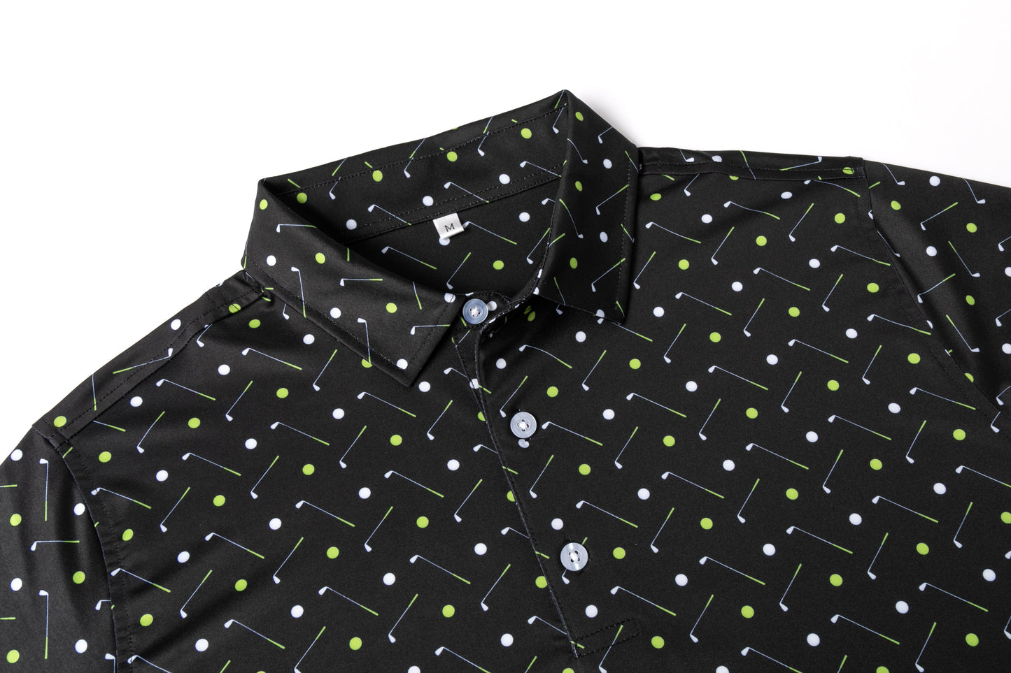 Golf Equipment Patterns Antimicrobial quick dry slim fit polo shirt