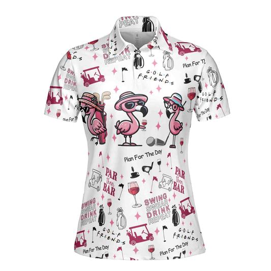 Par-Tee Flamingo Fun Polo