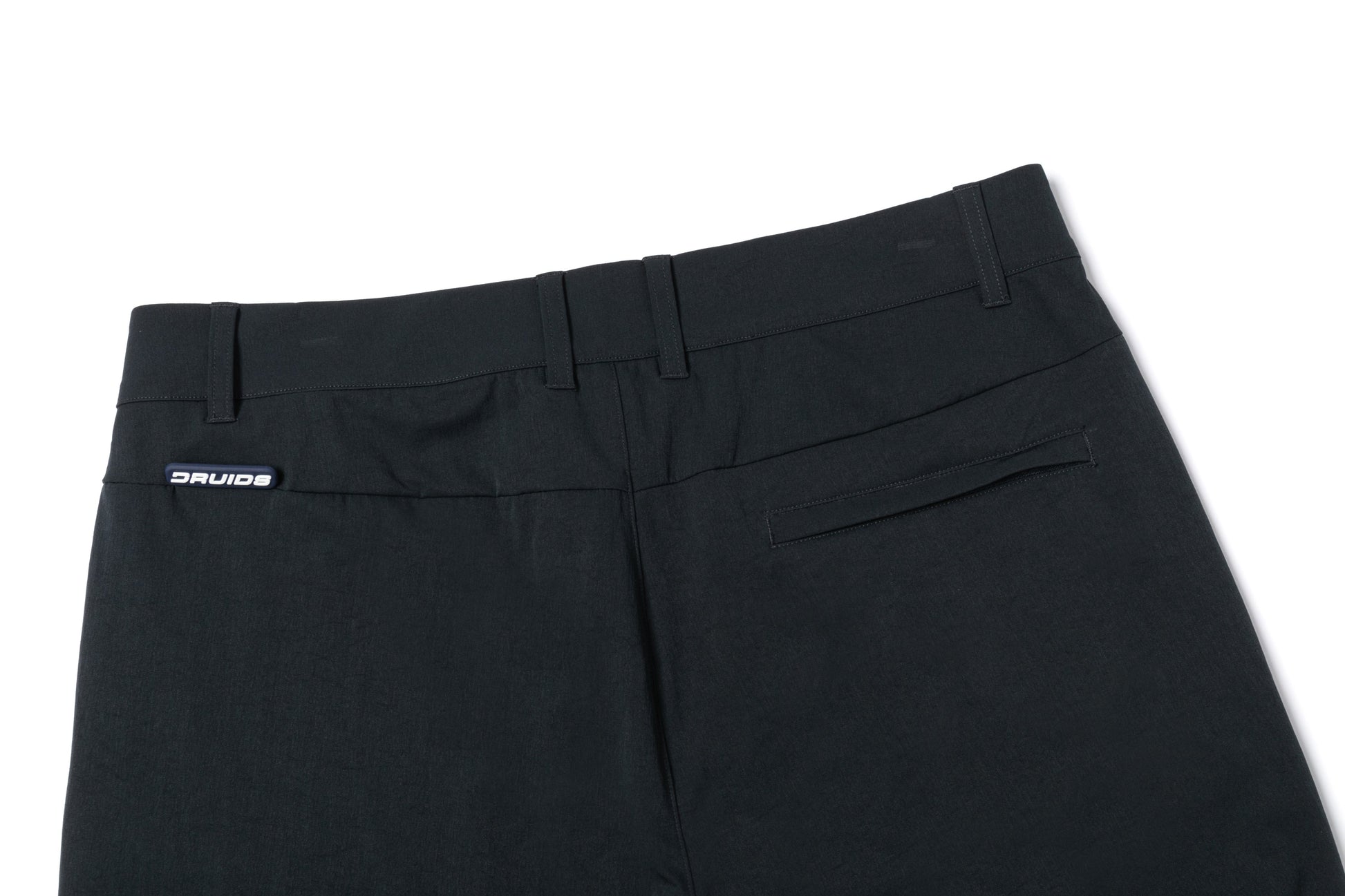 Navy Blue Trousers with Contrast - Colored Waistband