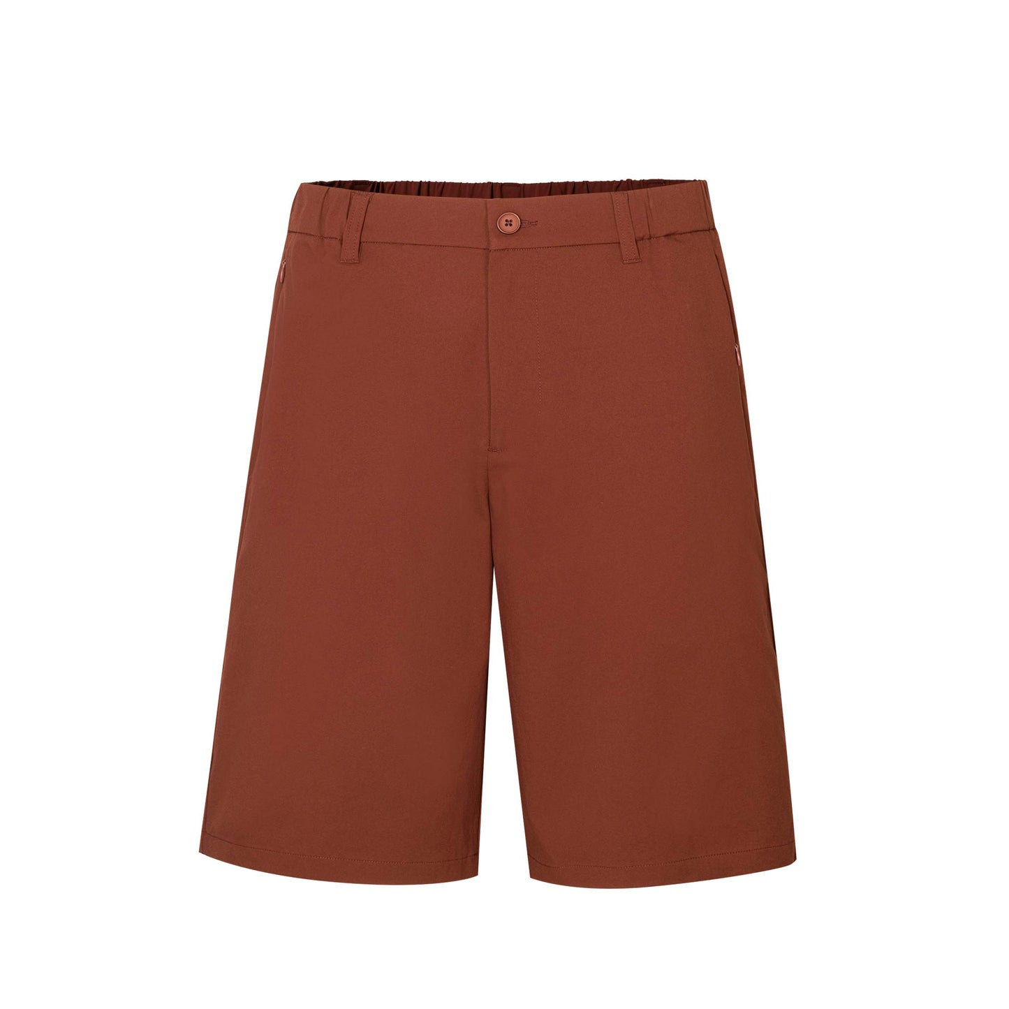 Vintage Brown - Red Casual Shorts