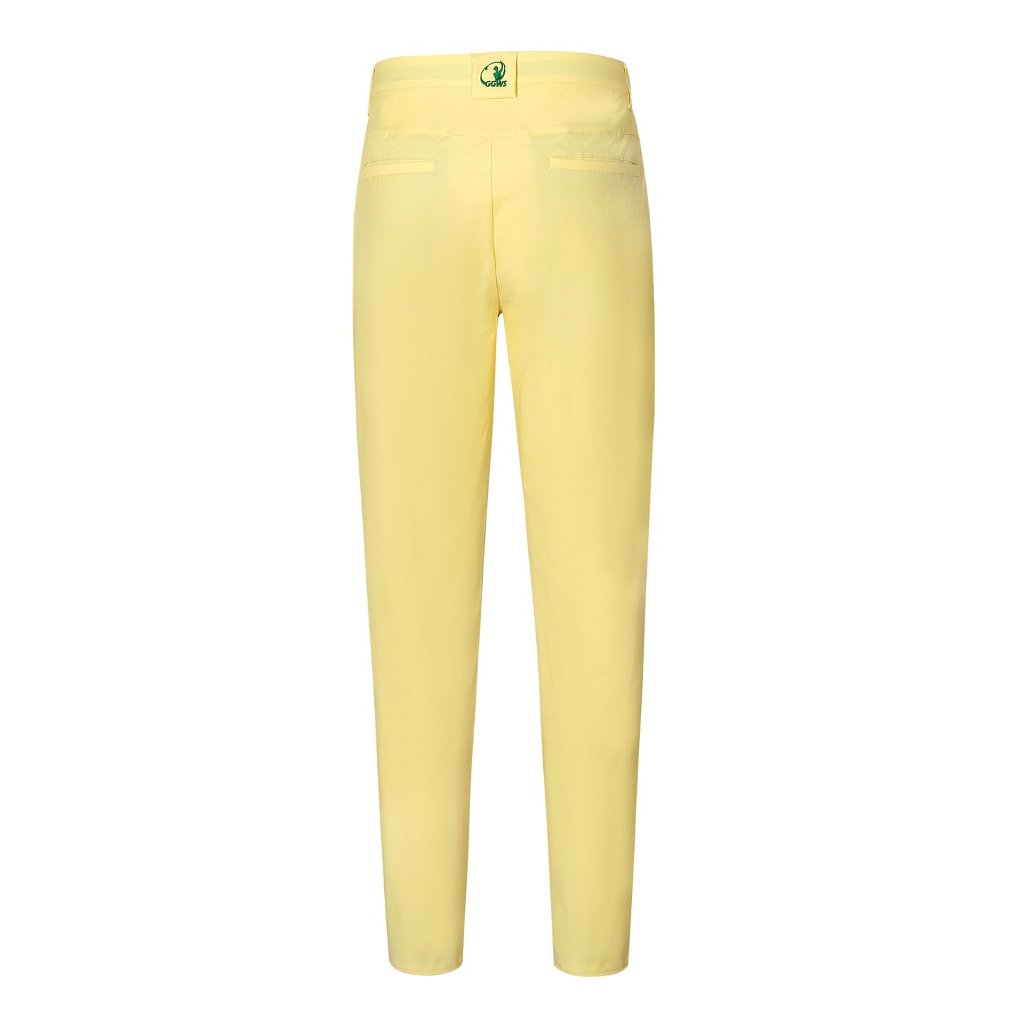 Cream Yellow Wrinkle - Resistant Straight - Leg Casual Pants