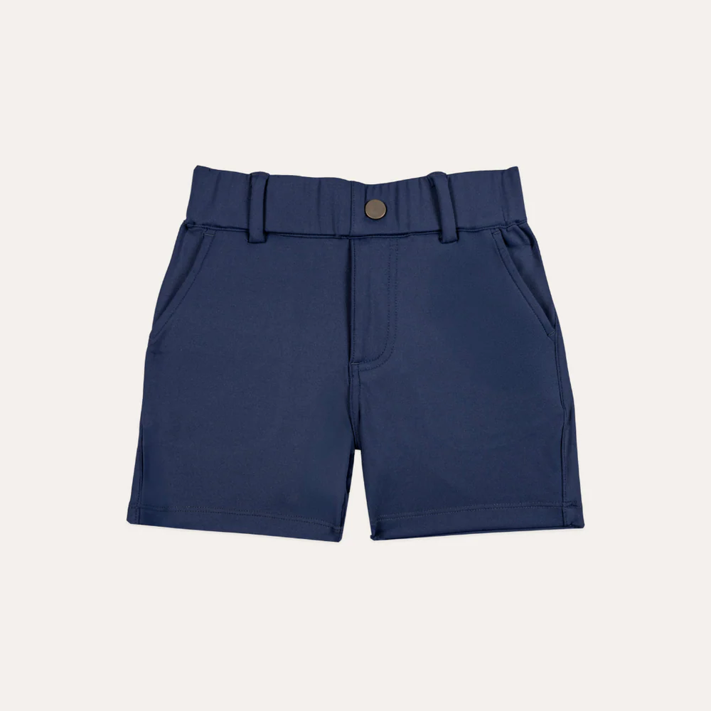 Kids' Navy Performance Stretch Shorts