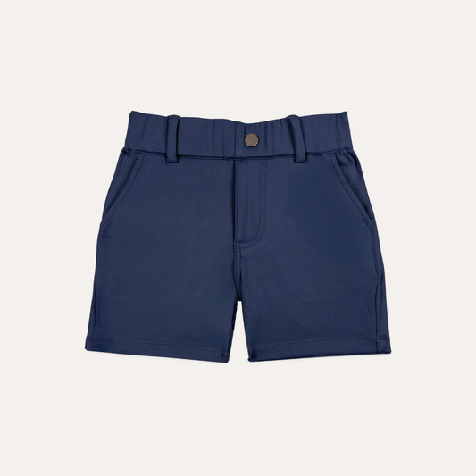 Kids' Navy Performance Stretch Shorts