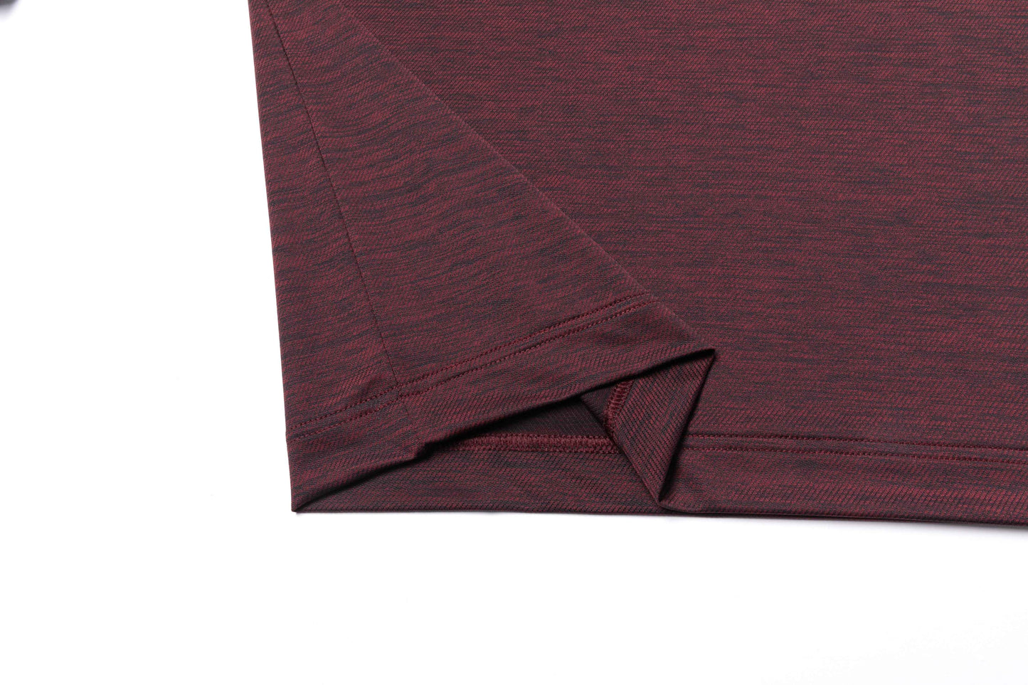Men's Heathered Golf Hoodie (Burgundy Comfort Series)