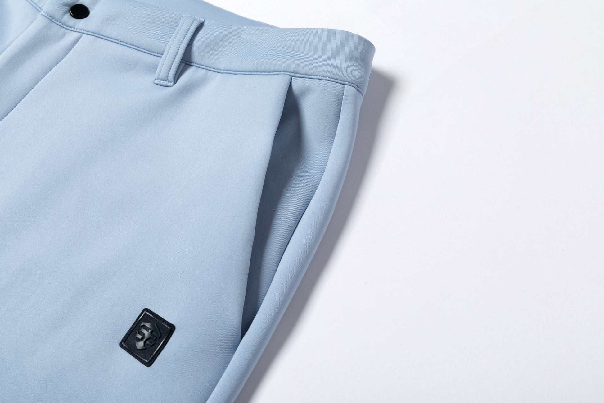 Light Blue Slim - Fit Casual Pants