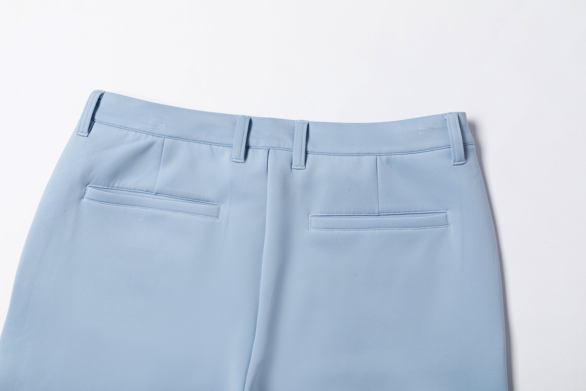 Light Blue Slim - Fit Casual Pants
