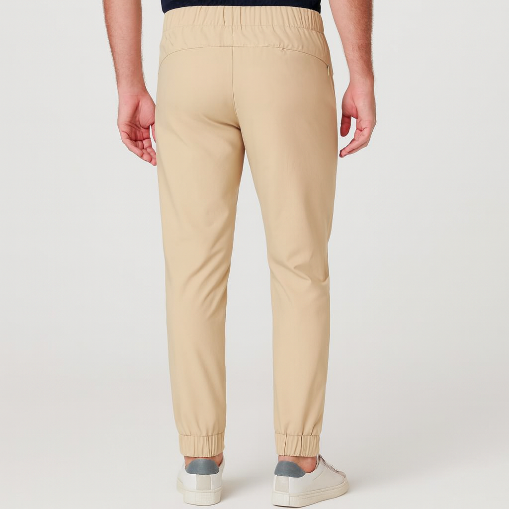 Trendy Khaki Business Trousers