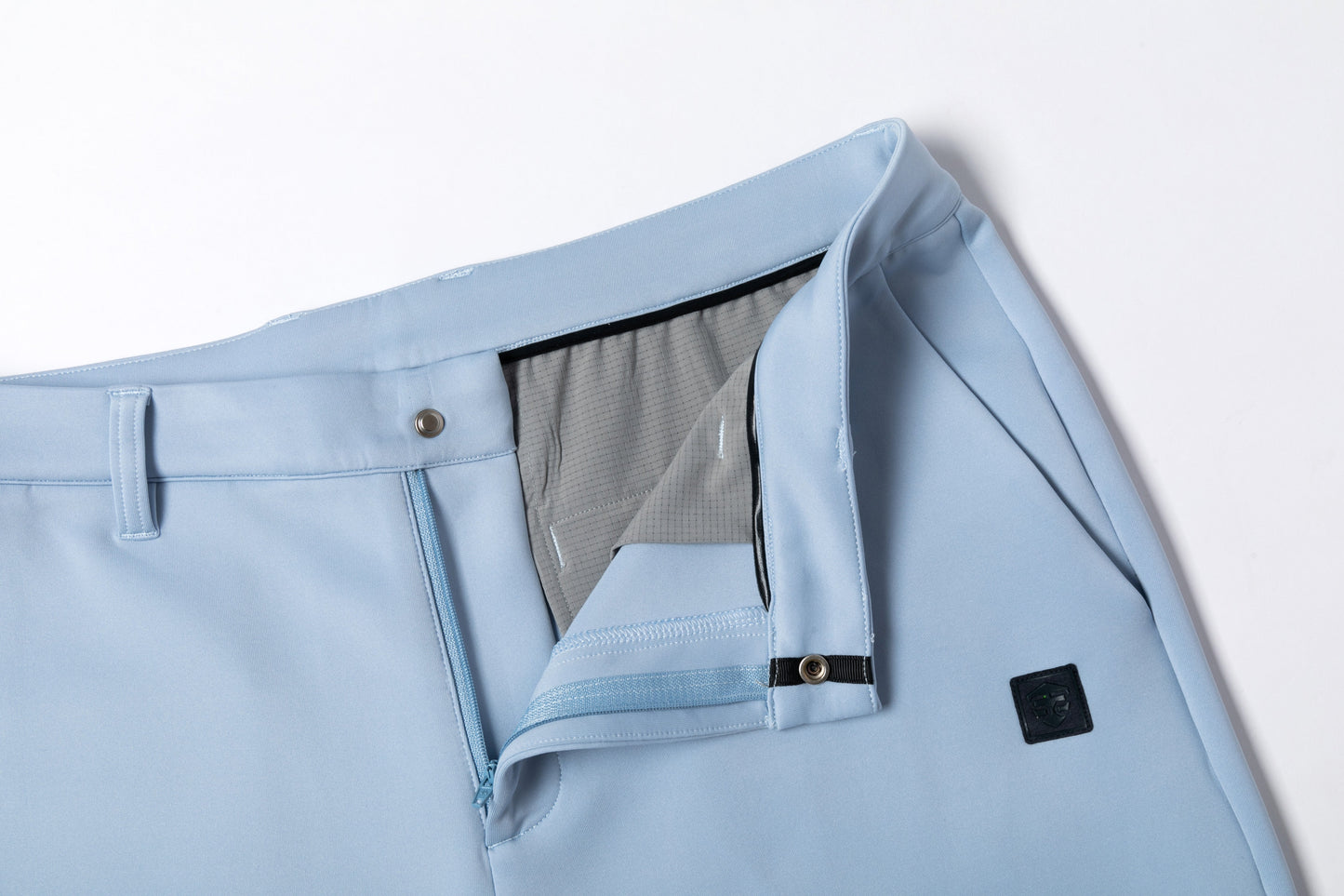 Light Blue Slim - Fit Casual Pants