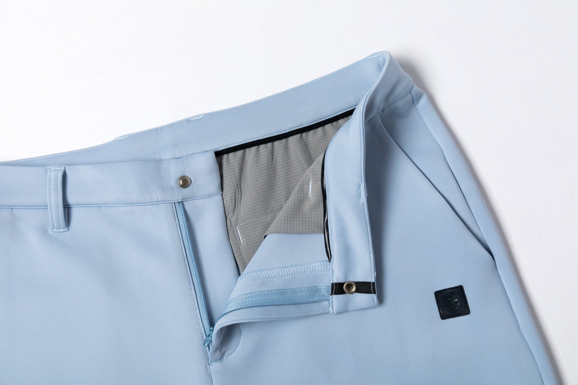 Light Blue Slim - Fit Casual Pants