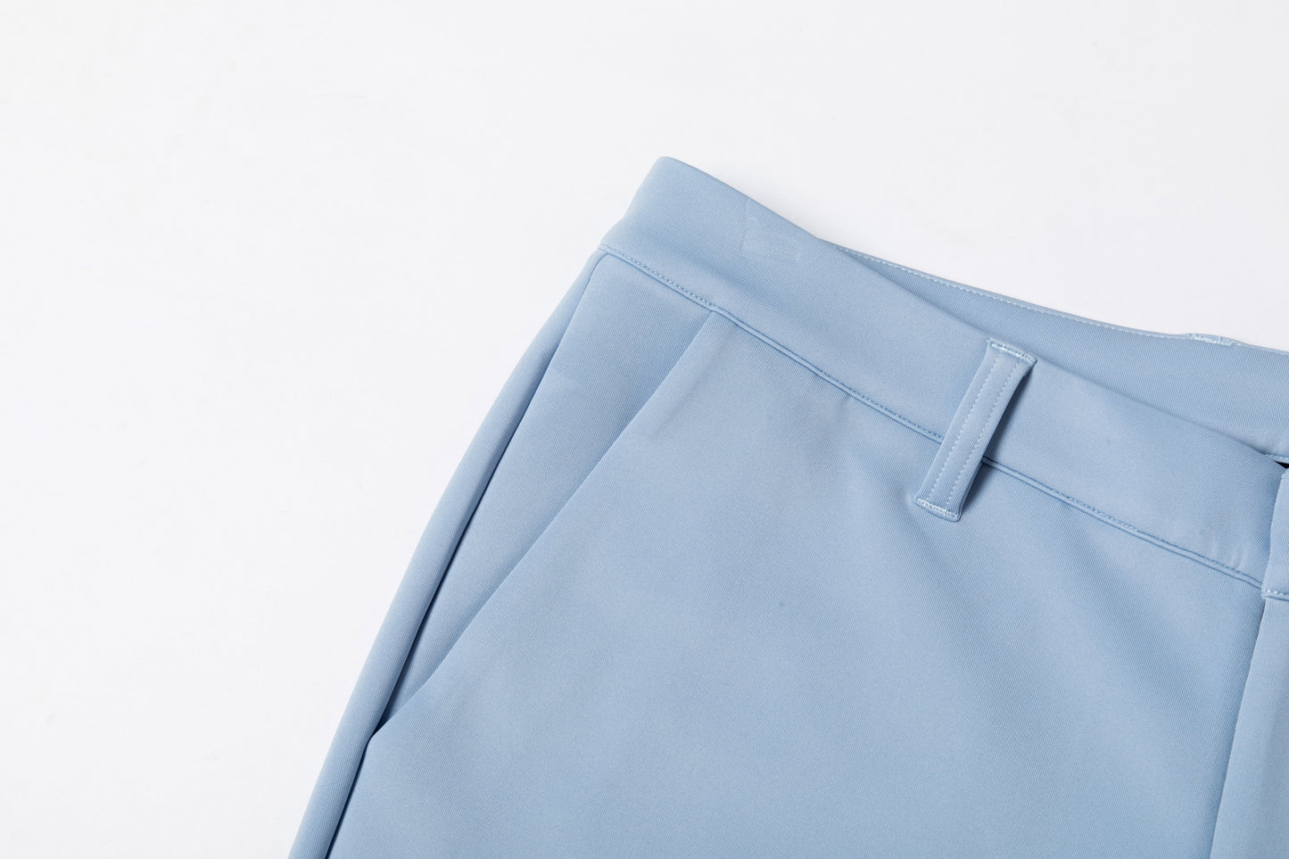 Light Blue Slim - Fit Casual Pants