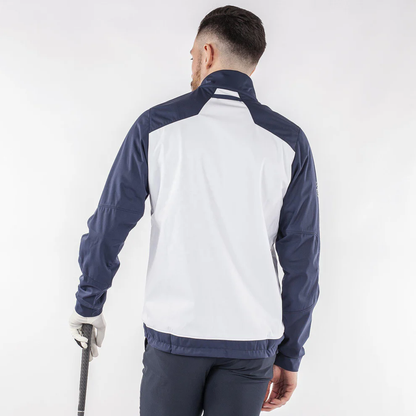 Men's Navy & White Performance Golf Jacket