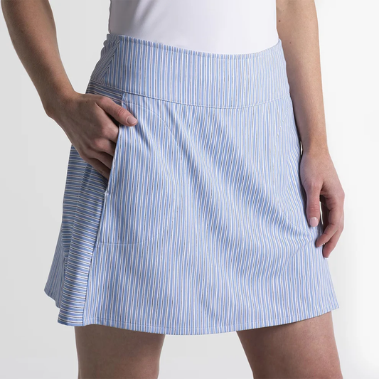 Women's Striped Golf Skort (Nautical Charm Series)