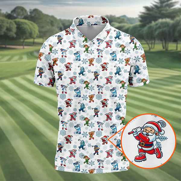 Christmas Golf Polo (Holiday Character Series)