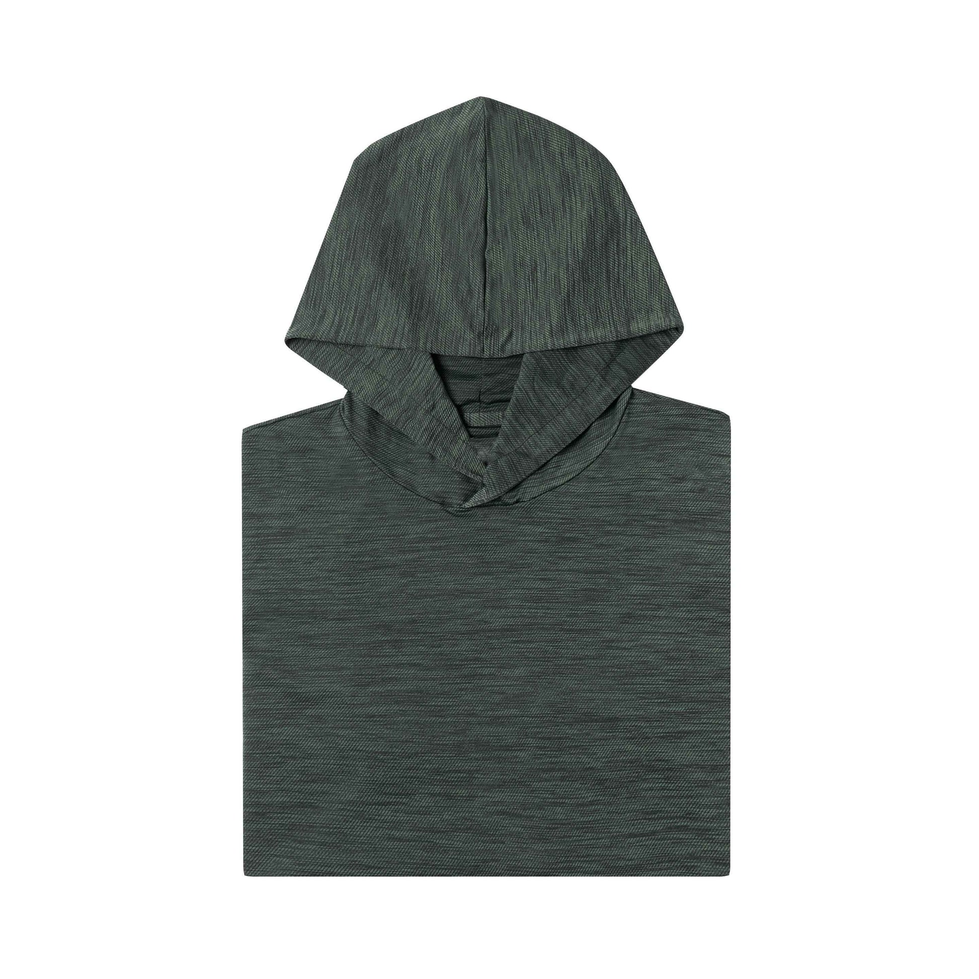 Men's Heathered Golf Hoodie (Forest Green Comfort Series)