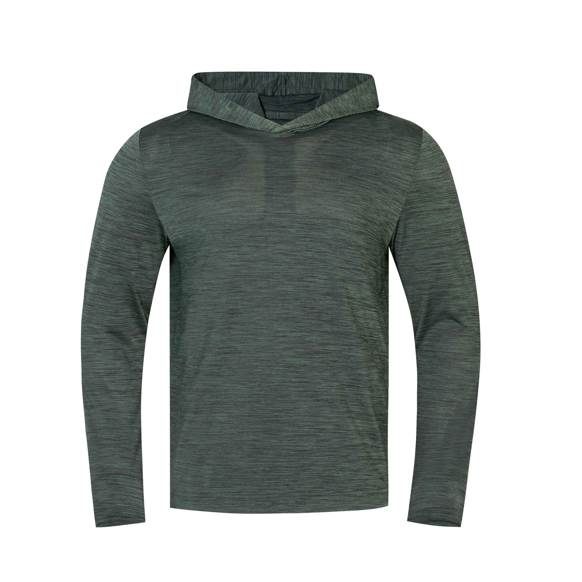 Men's Heathered Golf Hoodie (Forest Green Comfort Series)