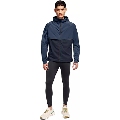 Men's Navy Two-Tone Performance Running Jacket