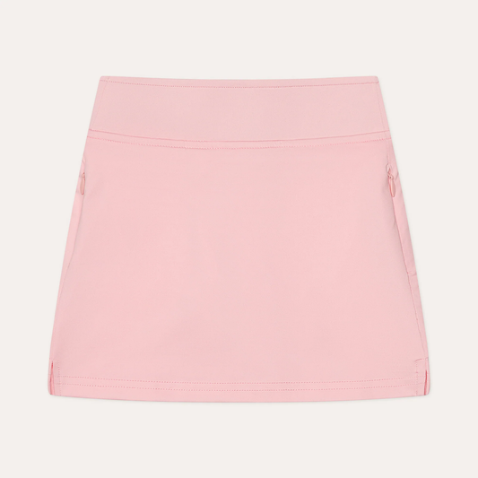 Girls' Pink Performance Golf Skort