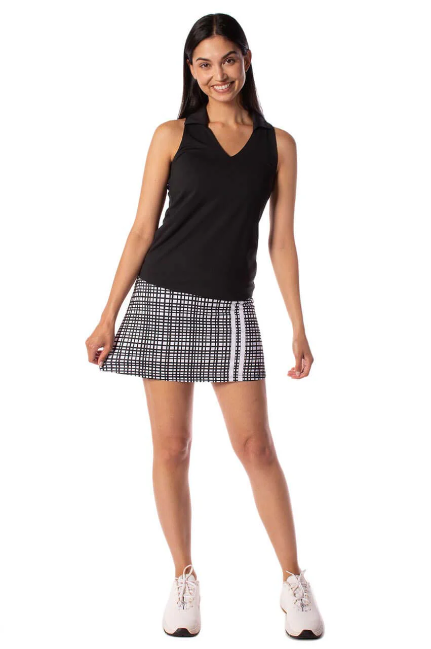 Women's Checkered Golf Skort (Modern Grid Series)