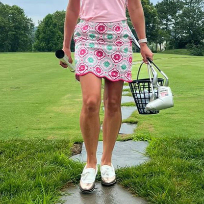 Women's Scalloped Golf Skort (Floral Mosaic Series)