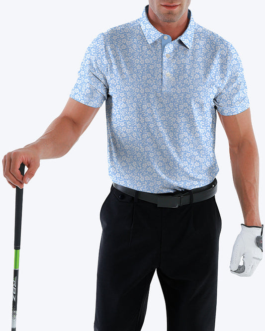 men's passionate golf polo shirt