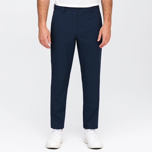 Navy Blue Business Casual Trousers