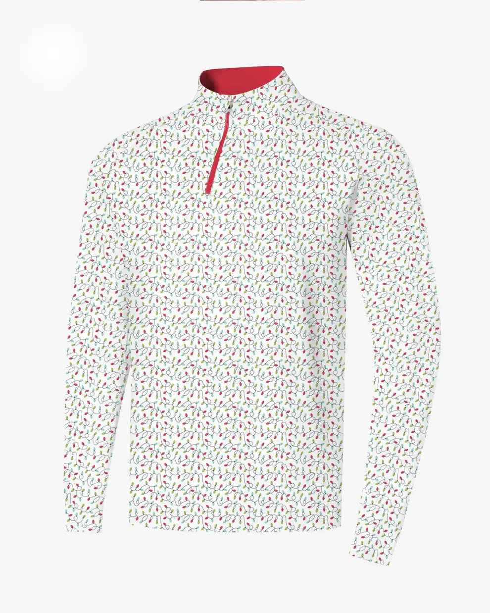 Holiday Lights Performance Golf Polo