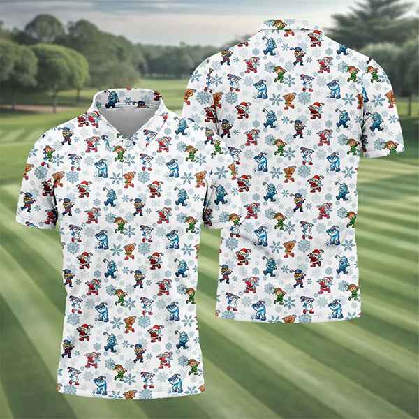 Christmas Golf Polo (Holiday Character Series)