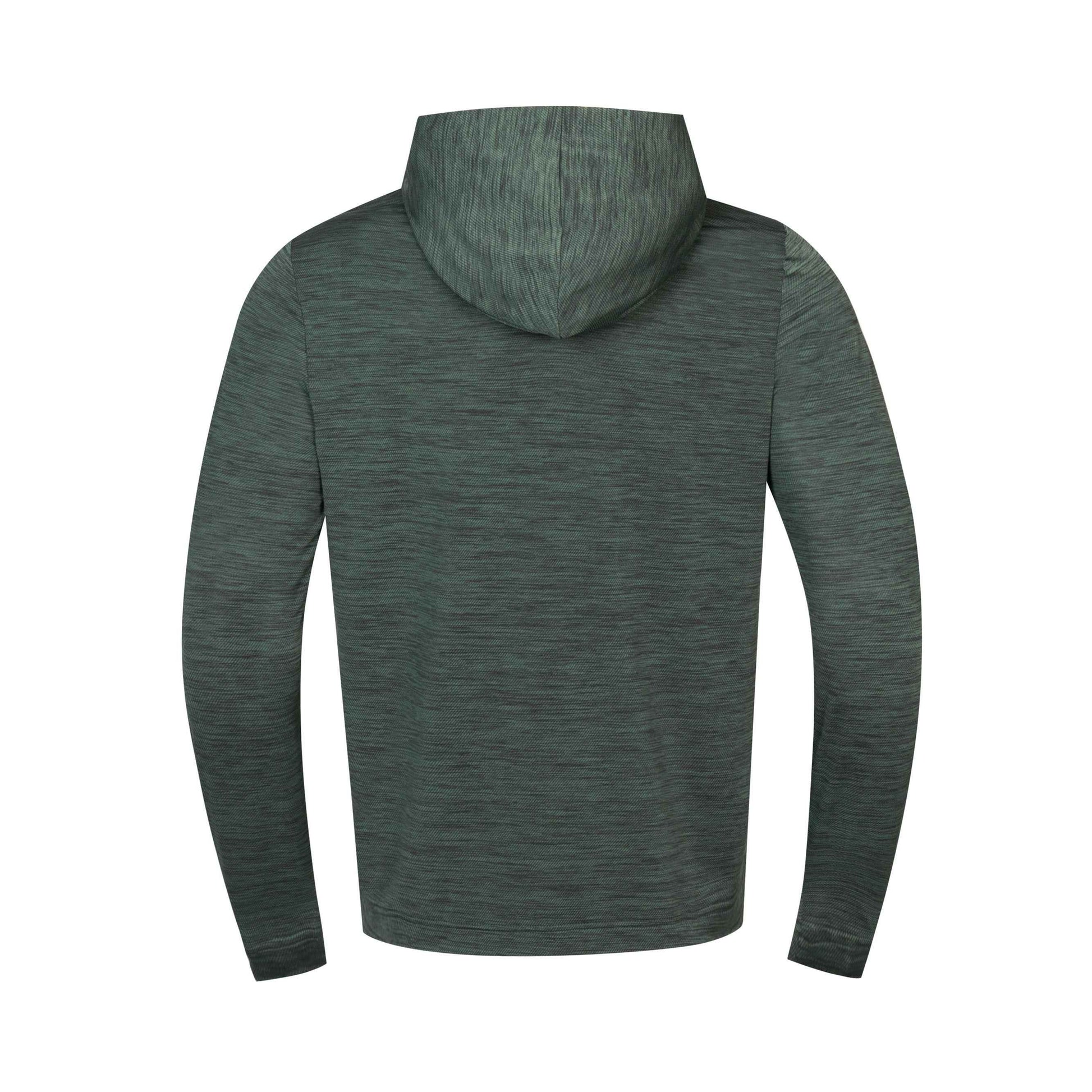 Men's Heathered Golf Hoodie (Forest Green Comfort Series)