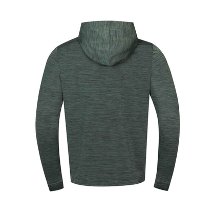 Men's Heathered Golf Hoodie (Forest Green Comfort Series)