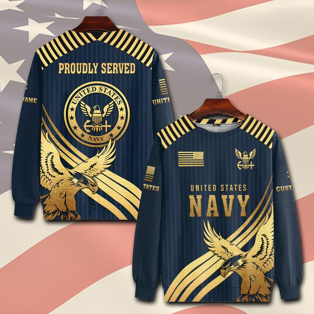 Men's US Navy Honor Performance Crew Neck Sweatshirt