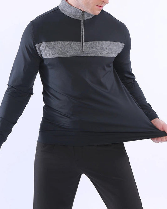 Mock Neck Performance Quarter Zip Pullover