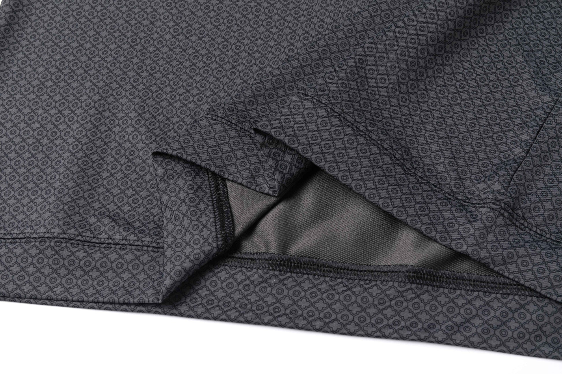 Men's Patterned Golf Quarter-Zip Pullover (Modern Textured Series)