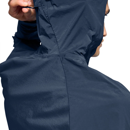 Men's Navy Two-Tone Performance Running Jacket